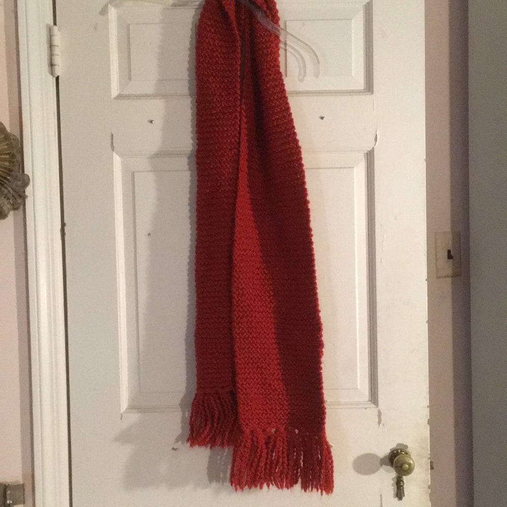 *3 for $15* J Crew Thick Wool Red Scarf